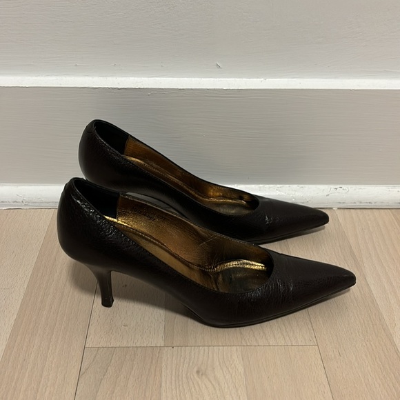 COACH ADORA LEATHER HEELS - Picture 2 of 8